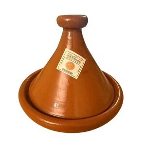 Moroccan Tagine Pot OUBIHI AICHA Terracotta Handmade Authentic